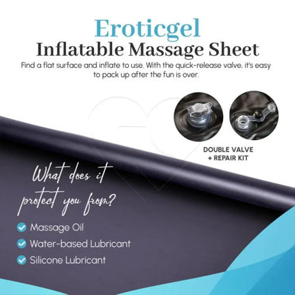 PVC Waterproof Spa Waterbed Mattress Protector Oil Massage Sex Fun Convenient to Carry Outdoor Inflatable Bed Adult Sex Toys