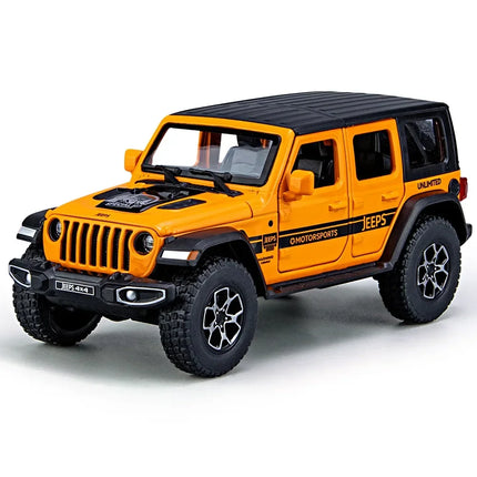 1:32 Jeep Wrangler Rubicon Off-road car Alloy Model Car Toy Diecasts Metal Casting Sound and Light Car Toys For Children Vehicle