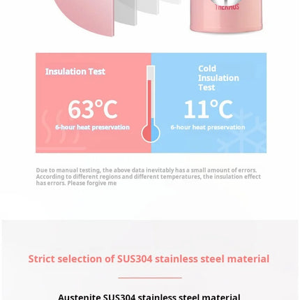 THERMOS Stainless Steel Double-layer Vacuum Cup Leak Prevention Insulated Flasks 350ml/500ml Thermo Water Bottle Thermal Tumbler