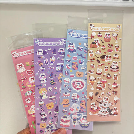 SKYSONIC Number & Letter Series Full Set Journal Stickers Decor Scrapbooking Materials Stationery Postcards Sticker Suppli