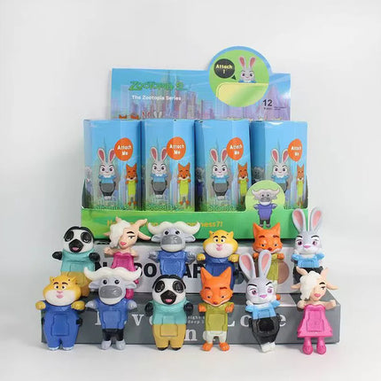 Hot Cartoon Angel Blind Box Zootopia Doll Figuren Unboxing Fun Car Interior Decoration Ornament Birthday Christmas Doll Gift