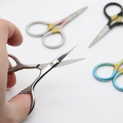Stainless Steel Sewing Scissors Embroidery Knitting Cross Stitch Shear Tailor Needlework Tool DIY Handcraft Sewing Accessories