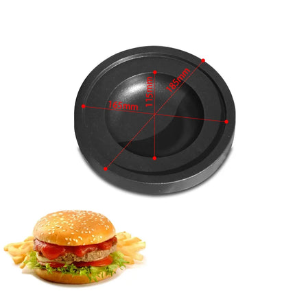 HPH2O Commercial Electric UFO Burger 1300W Gelato Panini Press Maker Sandwich Maker Stainless Steel Burger Baking Equipment