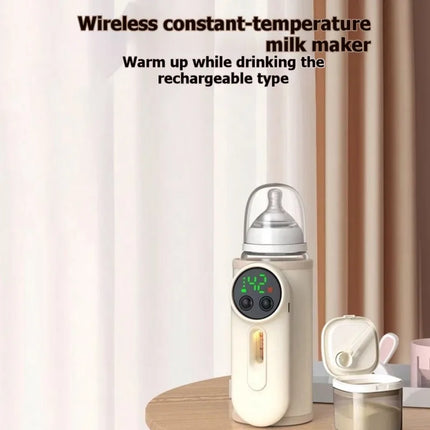 AT59 Universal Thermostatic Milk Warmer-Portable USB Milk Heating Device-Dual Functionality For Home And Travel Heater