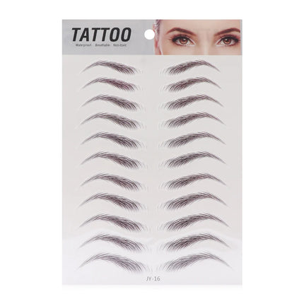Brow stickers Water-based Lasting 4D Hair-like Eyebrow Authentic Eyebrow Tattoo Sticker False Eyebrows