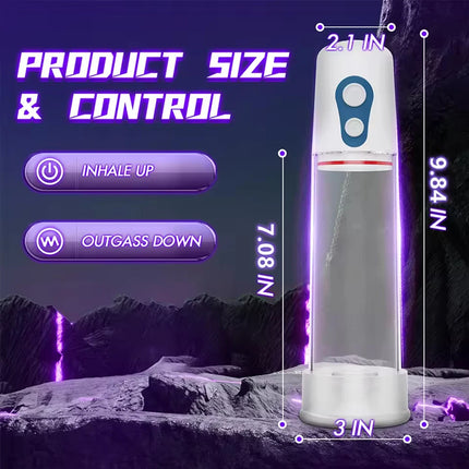 Automatic Electric Penis Pump Pocket Enlargement Extender Male Portable Vacuum Suction Glans Trainer Masturbator Sex Toy for Men