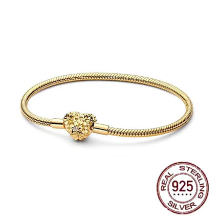 NEW 100% S925 pure silver Spider Man snake bone bracelet, suitable for original DlY bracelet, women's fashionable jewelry gift