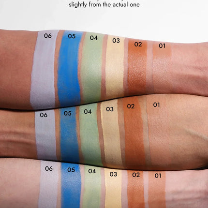 Yellow Orange Liquid Concealer Foundation Primer Base Facial Repair Dark Circles Corrector Skin Tone Purple Brighten Concealer
