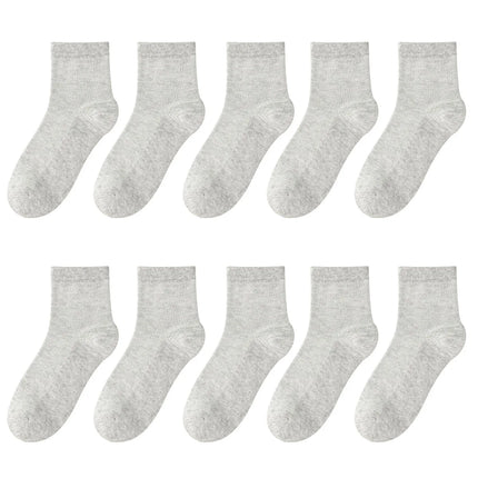 Children's Pure Cotton Mesh Boneless Summer Thin Ankle Socks OEKO-TEX Certified Safe for Kids Boys and Girls for School and Home