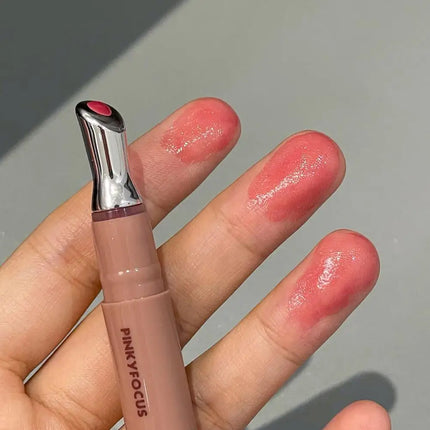 Mirror Watery Essence Lip Gloss Liquid Lipstick Jelly Lip Glaze Fading Lip Lines Water Light Jelly Makeup Moisturizing Lips Tint