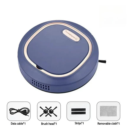 2026 New Smart Sweeping Robot Silent Vacuum Cleaner Sweep Mop Brush 3-in-1 Multi-function Intelligent Automatic Vacuum Cleaner
