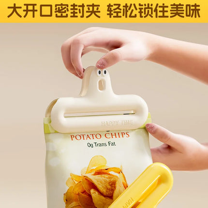 Caterpillar sealing clip moisture-proof snack clip kitchen sealing fixing clip multifunctional household clip fresh-keeping seal