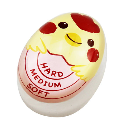 Color Changing Plastic Boiled Egg Alarm Cute Boiled Egg Timer Mini Egg Boiling Timer Egg Cooking Tools Kitchen Gadgets
