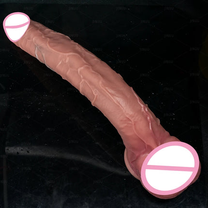 16.9in Realistic Long Soft Dildo with Suction Cup sex toys for men And Women Super Size Anal Sex Toy Masturbator adult sex toys