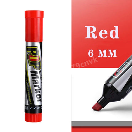 POP Waterproof Paint Permanent Sketch Graffiti Refillable Markers Pen Drawing Poster Manga Office School Art Stationery Supplies