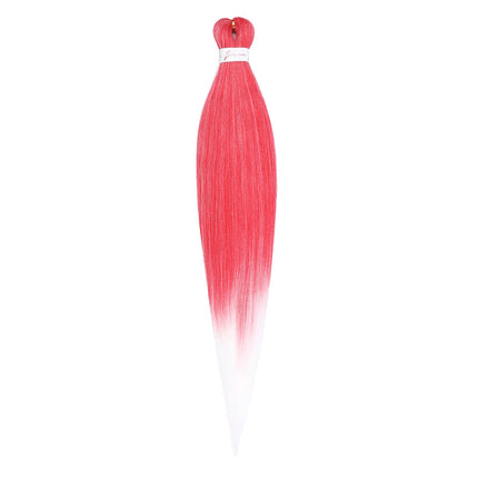 Pre-stretched Synthetic Braiding Hair Ombre Professional Easy  Hot Water Setting Soft  Crochet Braid Hair  Extensions