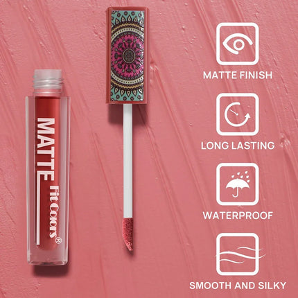 1Pc Velvet Matte Lipstick Lip Gloss Non Stick Cup Stain Makeup Beauty For women Waterproof Long lasting Cosmetics