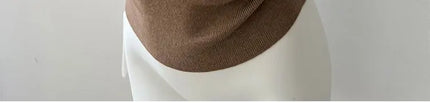 Korean Sle Knitted Vest Women's Base Layer Tank Top Svel f High Collar Spring Autumn Winter Inner And Outer Wear