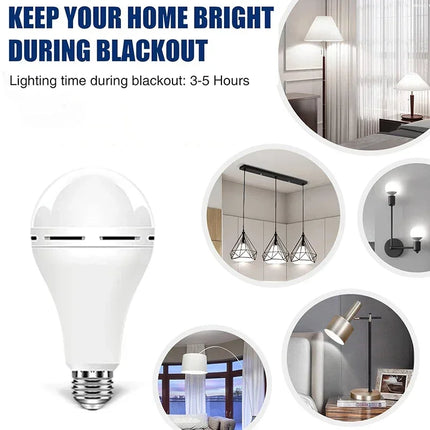 E27 Rechargeable LED Lamp Bulbs 9W 15W High Brightness Emergency Light Bulb Outdoor Camping Fishing Portable Lamps Lights