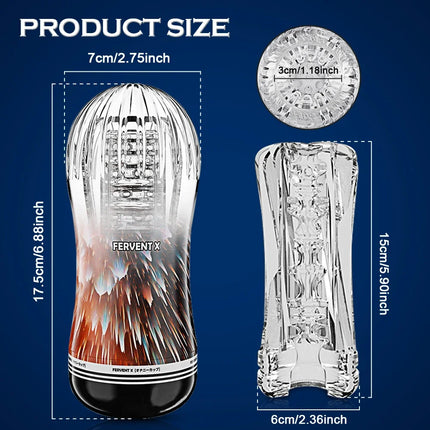 Sex Toys Male Masturbator Cup Vagina Vacuum Pocket Pussy Adult Soft Silicone Masturb Cup Endurance Exercise Masturbator for Men