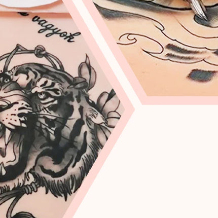 3MM Tattoo Practice Skin Silicone Fake Skin Double-Sided Synthetic Leather Permanent Makeup Tattoo Beginner Training Skin