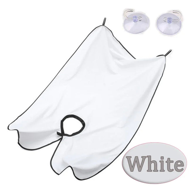 Men's Shave Beard Collector Non-Stick Beard Shaving Cape With Strong Suction Cup Men Gift Beard Gathering Cloth Bib Apron