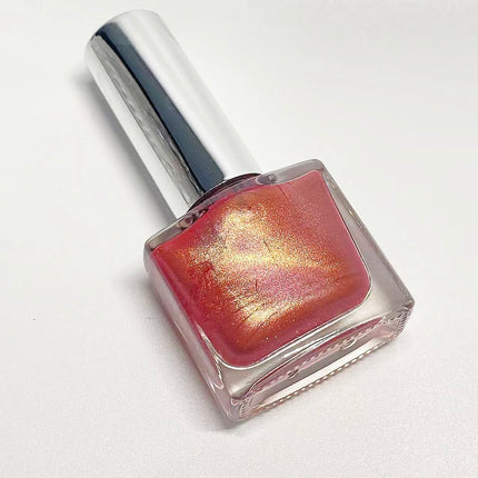 WA517 Bean paste 12ml No-bake Cat's Eye Water-based Nail Polish, Odorless, With magnet, dries quickly, No UV lamp needed, easy to remove