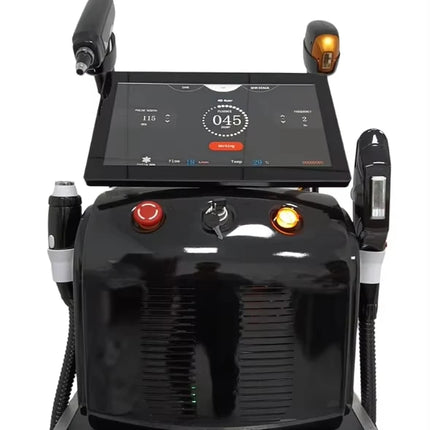 2026 4 In 1 Soprano Titanium Ice Laser Hair Removal Latest FAC Technology 755/808/940/1064nm 4 Waves ND:YAG+RF+IPL Painless