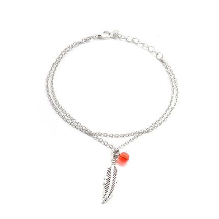 Simple Slim Adjustable Ankle bracelets Silver Color Anklets for Women Summer Beach on the Leg Chain Cheville Foot Jewellery