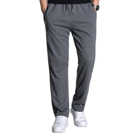 Thin Men's Sweatpants Joggers Pant Sport Tracksuit Wide Leg Straight Trouser Plus Size 5xl 6xl 7xl Sportswear 2025 Spring Z1A1