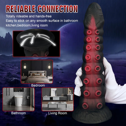 New Tentacle Anal Plug Mixed Color Alien Dildo Soft Huge Butt Plug Suction Cup Anal Toys Vaginal Anal Dilator Sex Toys Women Men