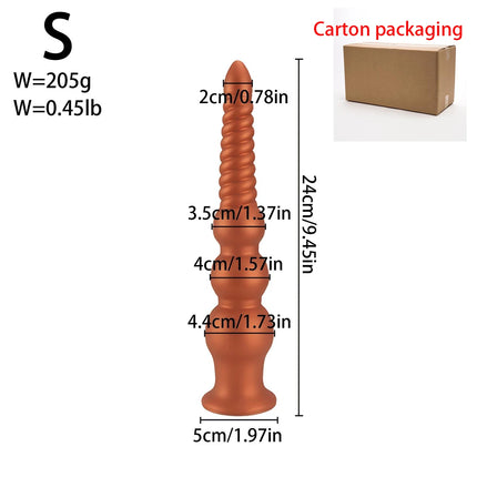 Long Big Anal Beads Butt Plug Long Butt Plug Anal Training Expansion Anal Dilator For Women Man Gay Soft Anal Massager Sex Toys