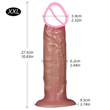 Dildo Sex Toys for Women Wearable Strapon Dildo Realistic Silicone Anal Plug Soft Penis with Suction Cup Adult Masturbator