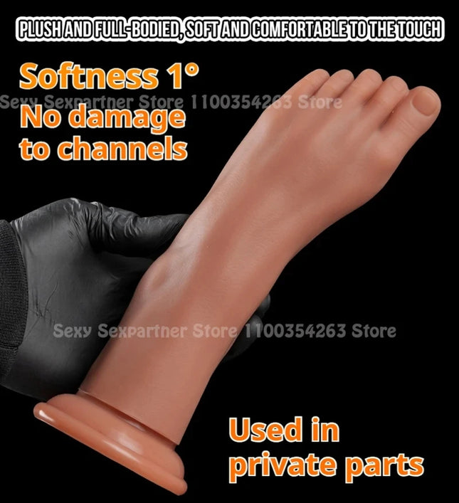 Big Silicone Feet Style Anal Plug Huge Dilator Anal Dildo Suction Cup Ass Butt Plug Deep Masturbator Stimulation Adult Sex Toys