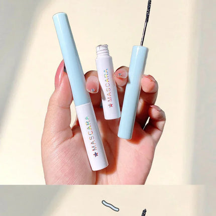 Black Head Mascara Ultra-fine Small Brush Lengthening 3D Lash Eyelash Extension Eye Lashes Long-wearing Black Color Mascara