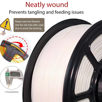 PLA+ 3D Printer Filament 1.75mm 1000g Per Spool  Black/White/Gray/Skin 1KG Spool PLA Plus 3D Printing Materials for 3D Printer