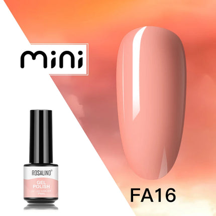 ROSALIND Shiny Gel Nail Polish Soak Off Gel Varnishes Nail Art Semi Permanent UV Glitter Nail Gel Polish Base Top Coat Enamel