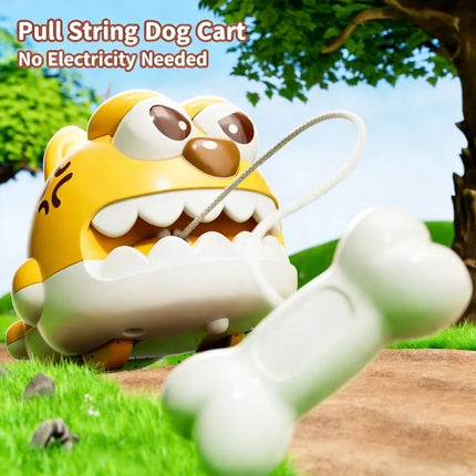 Baby Puppy Toy Car Cable Inertial Sliding Visual Sensory Cultivation Baby Early Education Puzzle Toy Parent Child Interaction