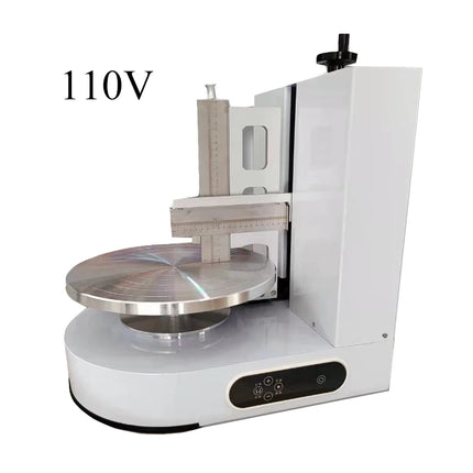 Semi Automatic Birthday Cake Smoothing Machine Cake Plastering Cream Layer Filling Maker