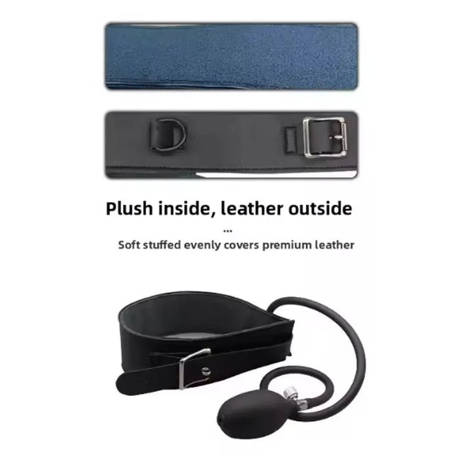 BDSM Punishment Training Inflatable Choker for Adults Inflatable Collar for Couples Sex Game Sadistic Play Toy Sex Toys Shop