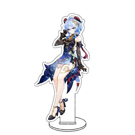 Genshin lmpact Anime Figure Acrylic Stand Lauma Flins Aino Ineffa Model Plate 1pc Desk Decor Standing Sign Game Fans Gifts Key
