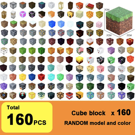 Kids DIY Magnetic Blocks-Build Mine Magnet World Set for Boys and Girls Sensory Toys for Toddlers Gifts Construction Toys Game