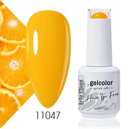 Arte Clavo Colourful Gel Nail Polish Nail Art Gel Varnishes Macaron Color Nail Semi Permanant Soak Off LED UV Gel Nail Varnishes