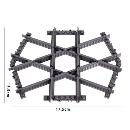 NEW City Trains Flexible Tracks Soft Straight Curved Rails Switch Building Block Creative Models Railways Toys For Kids Gifts
