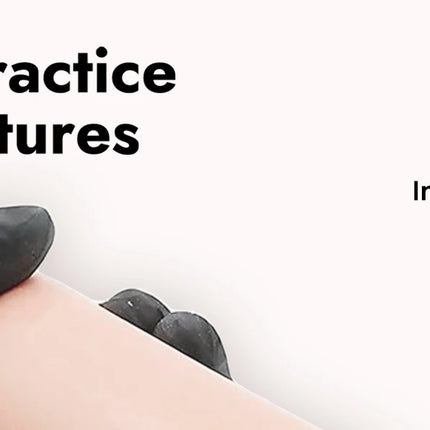 3MM Tattoo Practice Skin Silicone Fake Skin Double-Sided Synthetic Leather Permanent Makeup Tattoo Beginner Training Skin