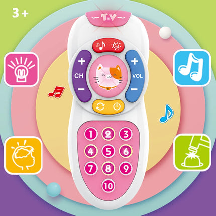Baby Remote Control Toys Montessori Early Education Mobile Phones for Babies Soft Lighting and Gentle Lullabies Baby Easter Holi