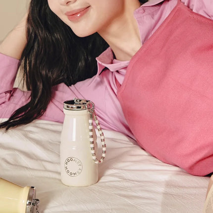 280/360ml Insulated Cup High Appearance Portable Pocket Coffee Mug For Women On-the-Go Water Bottle
