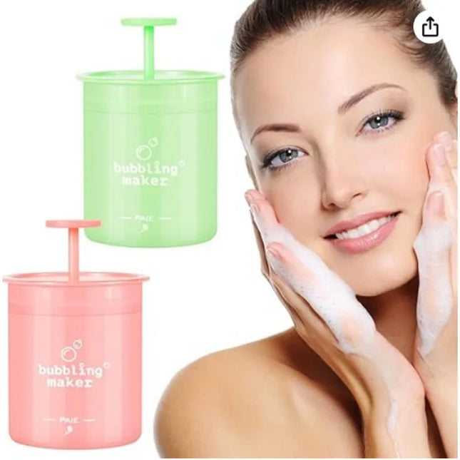 1PC Foaming Clean Tool Simple Face Cleanser Shower Bath Shampoo Foam Maker Bubble Foamer Device Cleansing Cream Reusable Tools