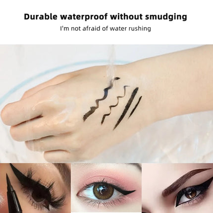1/3/5Pcs Eyeliner Black Precision Waterproof Liquid Eyeliner Ultra Fine Anti Dizziness Eye Gift Fashion Girl Cosmetics