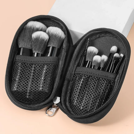 10pcs Mini Makeup Brush Set Powder Eyeshadow Foundation Blush Blender Concealer Beauty Makeup Tools Brush Professional Supplies